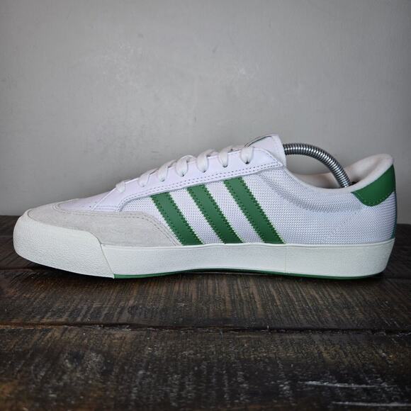 NEW Adidas Nora Mens Size 11.5 Casual Sneakers Shoes Cloud White/Green GY6965 main image 12